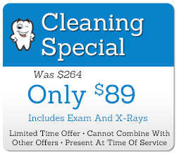 Dental Cleaning Special With Exam And X-rays For Only Eighty One Dollars